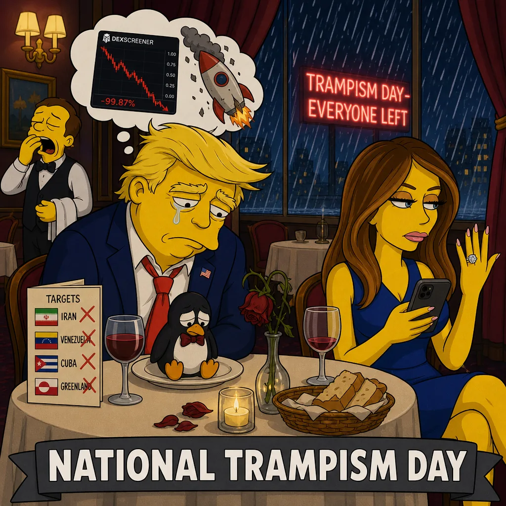 Comic frame 03 of National Trampism Day story